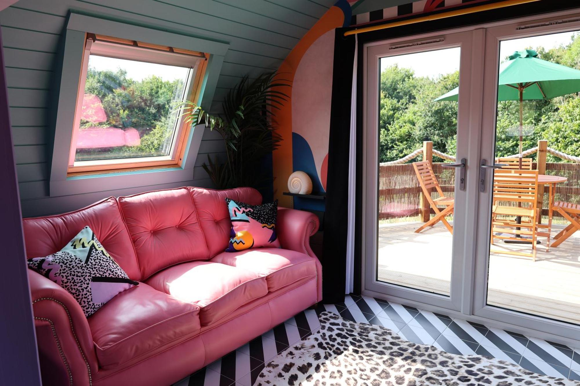 Ammonite Glamping Pod & Hot Tub Appartement Hungerton Buitenkant foto