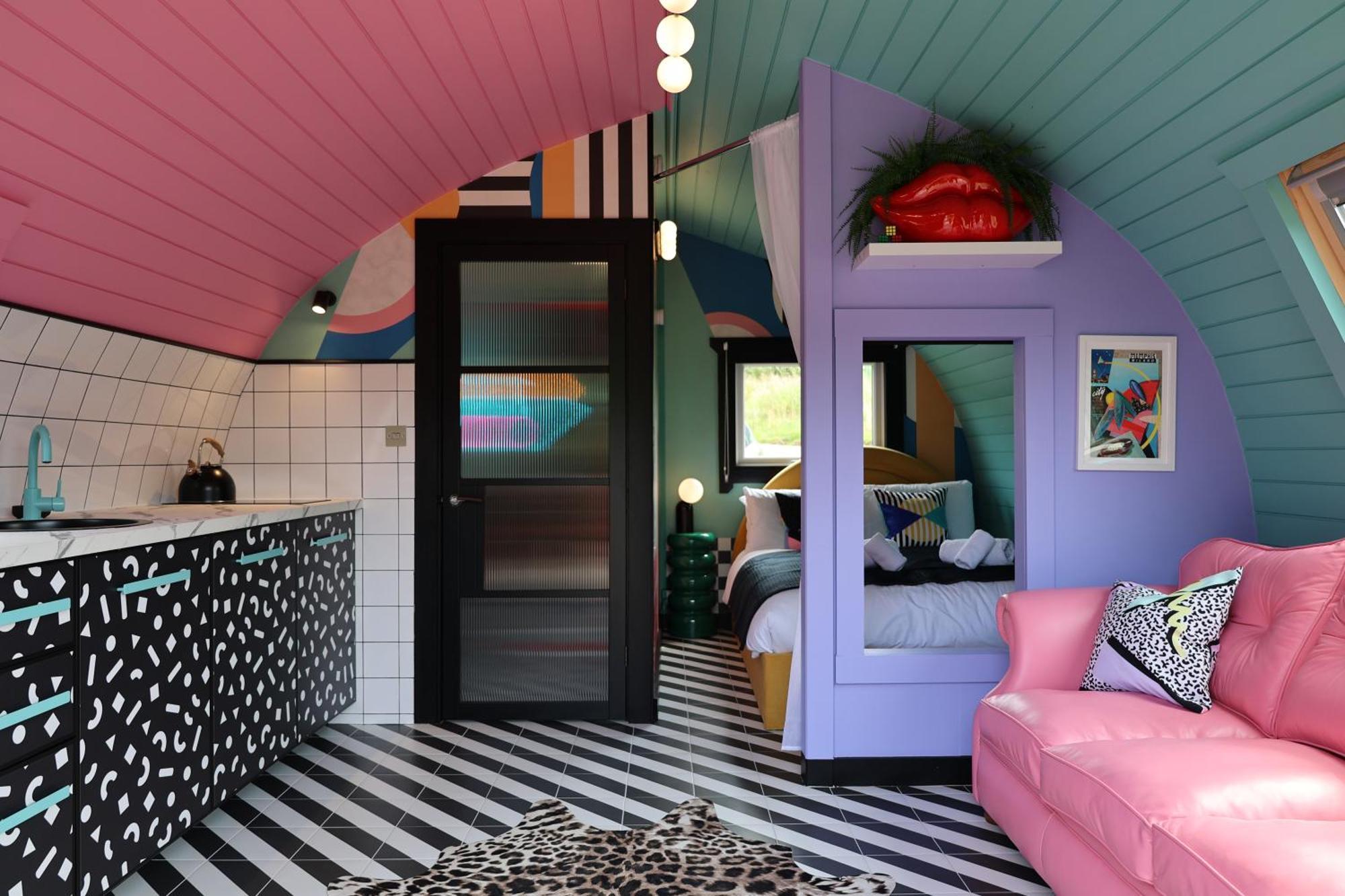Ammonite Glamping Pod & Hot Tub Appartement Hungerton Buitenkant foto