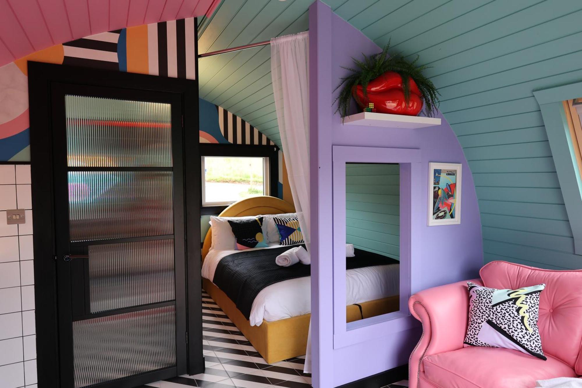 Ammonite Glamping Pod & Hot Tub Appartement Hungerton Buitenkant foto